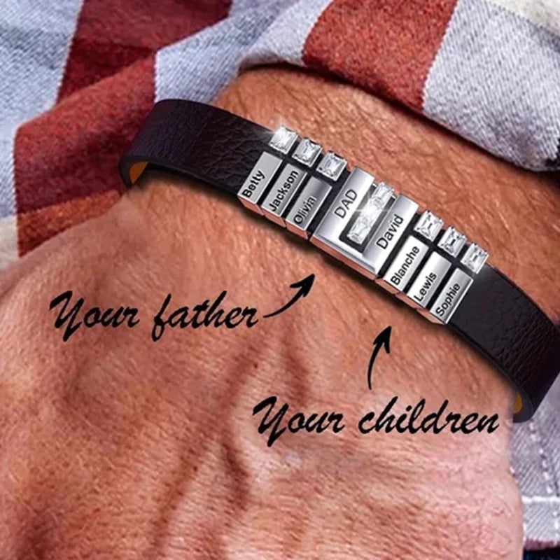 DadCuff - Personalized Diamond Bracelet